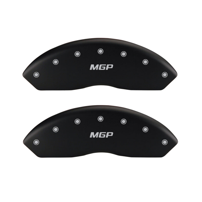 MGP 4 Caliper Covers Engraved Front & Rear MGP Red finish silver ch