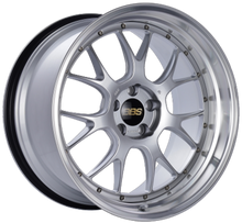 Load image into Gallery viewer, BBS LM-R 19x9.5 5x114.3 ET45 Diamond Silver Center Diamond Cut Lip Wheel - 82mm PFS Required