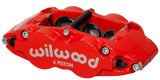 Wilwood Caliper-Narrow Superlite 6R-LH - Red 1.62/1.12/1.12in Pistons 1.10in Disc