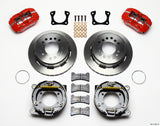 Wilwood Dynapro Low-Profile 11.00in P-Brake Kit - Red 58-64 Olds/Pontiac Ends 2.81in Offset