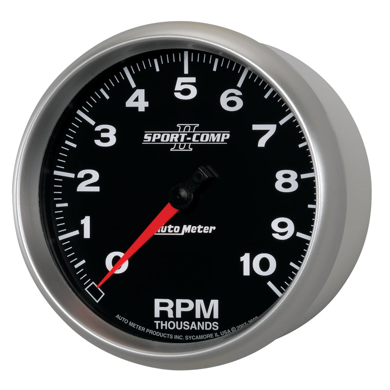 Autometer Sport-Comp II 5 inch 0-10000 RPM In Dash Tachometer