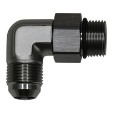 Load image into Gallery viewer, DeatschWerks 10AN ORB Male Swivel to 10AN Male Flare 90-Degree Fitting - Anodized Titanium