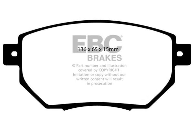 EBC 03-05 Infiniti FX35 3.5 Ultimax2 Front Brake Pads