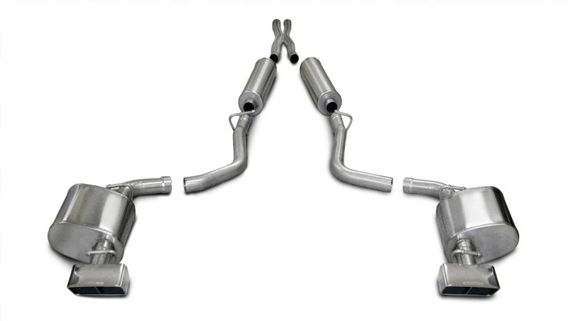 Corsa 2009-2010 Dodge Challenger R/T 5.7L V8 Auto Polished Xtreme Cat-Back Exhaust