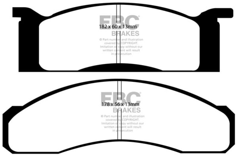 EBC 70 Ford Fairlane 4.1 Ultimax2 Front Brake Pads