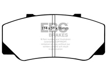 Load image into Gallery viewer, EBC 91-94 Nissan Sentra SE-R Ultimax Rear Brake Pads