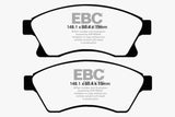 EBC 11+ Chevrolet Cruze 1.4 Turbo (10.9 inch front rotor) Ultimax2 Front Brake Pads