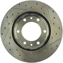 Load image into Gallery viewer, StopTech 81-89 Toyota Land Cruiser Slotted &amp; Drilled Front Rotor