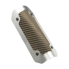 Load image into Gallery viewer, DEI Powersport Flexible Heat Shield -4in x 8in - Brushed/Titanium