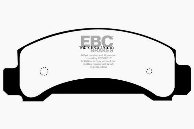 EBC 94-97 Ford Aerostar 3.0 Ultimax2 Front Brake Pads