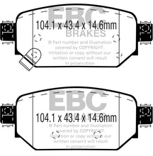 Load image into Gallery viewer, EBC 2017+ Mazda 3 2.0L Ultimax2 Rear Brake Pads