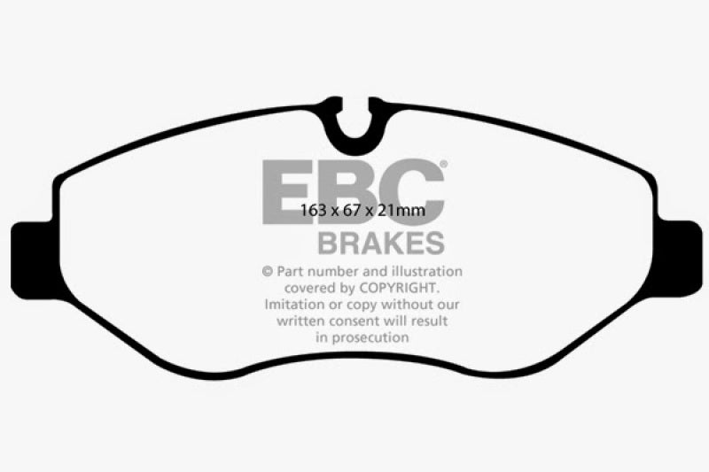 EBC 07+ Dodge Sprinter 2500 Ultimax2 Front Brake Pads