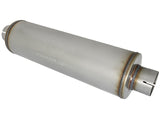 aFe MACH Force-Xp 409 SS Muffler 3-1/2in ID Center/Center x 7in Dia x 24in L - Round Body