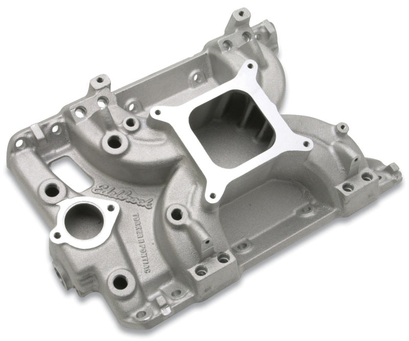 Edelbrock Manifold Torker II Pontiac 389/455 for STD Flange Tb