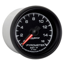 Load image into Gallery viewer, Autometer ES 52.4mm Pyrometer 0-1600 Degree F FSE Gauge