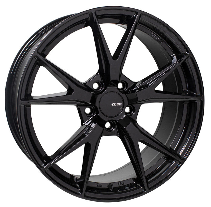 Enkei Phoenix 18x8 35mm Offset 5x120 72.6mm Bore Gloss Black Wheel