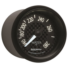 Load image into Gallery viewer, Autometer GT Series 52mm Mechanical 140-280 Deg F Water Temperature Gauge