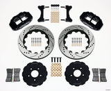 Wilwood Narrow Superlite 6R Front Hat Kit 14.00in Drilled Mitsubishi EVO VIII