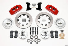 Load image into Gallery viewer, Wilwood Dynapro 6 Front Hub Kit 12.19in Red 74-80 Pinto/Mustang II Disc Spindle only