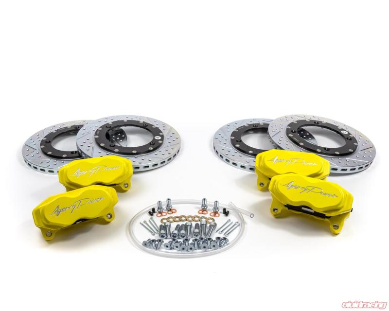 Agency Power Big Brake Kit Front and Rear Yellow Can-Am Maverick X3 Turbo 14-18