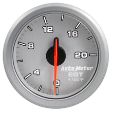 Load image into Gallery viewer, Autometer Airdrive 2-1/16in EGT Gauge 0-2000 Degrees F - Silver