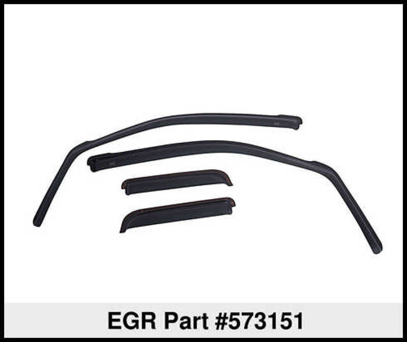 EGR 00+ Ford Excursion In-Channel Window Visors - Set of 4 (573151)