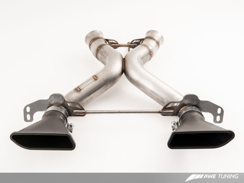 AWE Tuning McLaren 650S Performance Exhaust - Black Tips