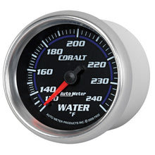 Load image into Gallery viewer, Autometer Cobalt 66mm 120-240 Degree F Mechanical Water Temperature Gauge