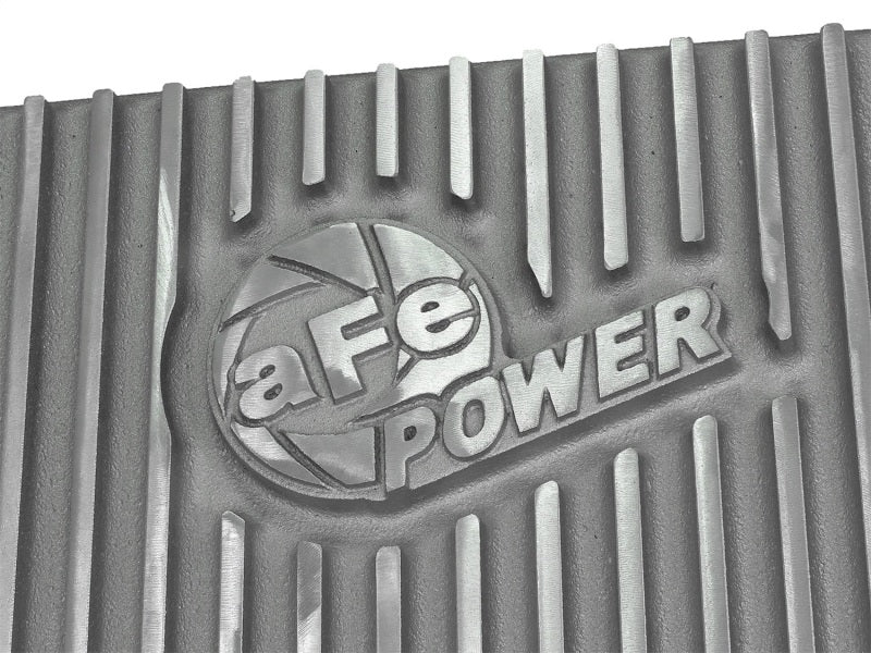 afe Transmission Pan Cover (Raw); GM Diesel Trucks 01-14 V8-6.6L (td)