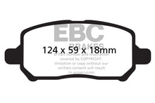 Load image into Gallery viewer, EBC 05-10 Chevrolet Cobalt 2.2 4 Lug Redstuff Front Brake Pads