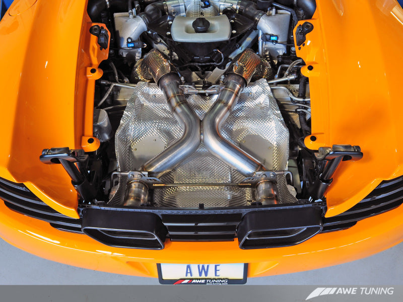 AWE Tuning McLaren MP4-12C Performance Exhaust - Machined Tips