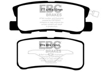 Load image into Gallery viewer, EBC 09+ Jeep Compass 2.0 (302mm Rear Rotors) Greenstuff Rear Brake Pads