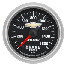 Load image into Gallery viewer, Autometer Performance Parts 52mm 0-1600 PSI Brake Pressure COPO Camaro Gauge Pack