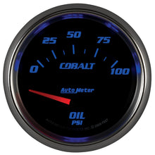 Load image into Gallery viewer, Autometer Cobalt 66.7mm 0-100 PSI Oil Pressure Gauge