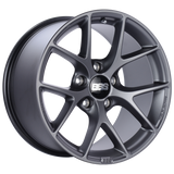 BBS SR 18x10 5x130 ET41 CB71.6 Satin Grey Wheel