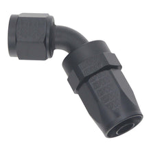 Load image into Gallery viewer, DeatschWerks 8 AN Female Flare Swivel 60-Degree Hose End CPE - Anodized Matte Black