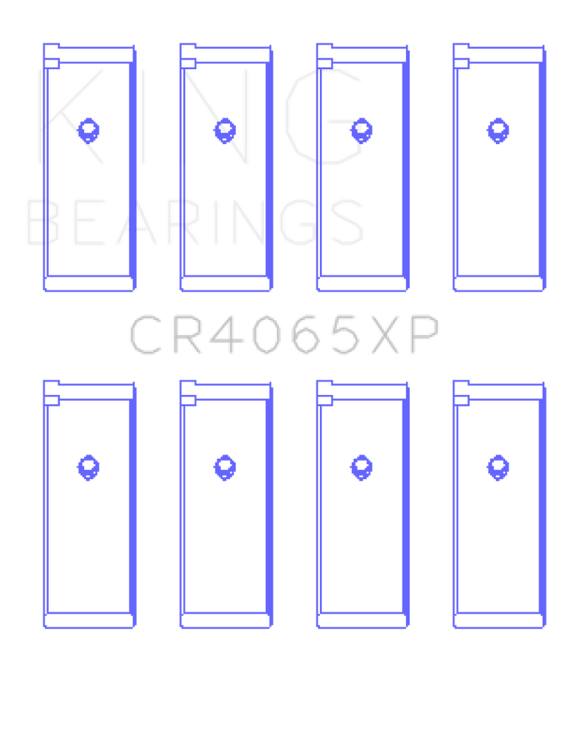 King Engine Bearings Nissan KA-24DE Performance Rod Bearing Set - Size STDX