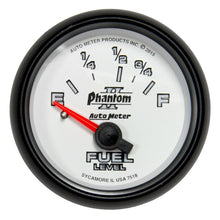 Load image into Gallery viewer, Autometer Phantom II Gauge Fuel Level 2 1/16in 16e To 158f Elec Phantom II