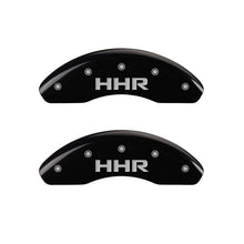 Load image into Gallery viewer, MGP 4 Caliper Covers Engraved Front &amp; Rear HHR Black finish silver ch