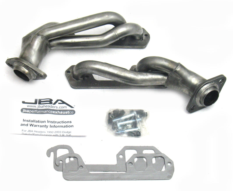 JBA 96-03 Dodge Truck 3.9L V6 1-1/2in Primary Raw 409SS Cat4Ward Header