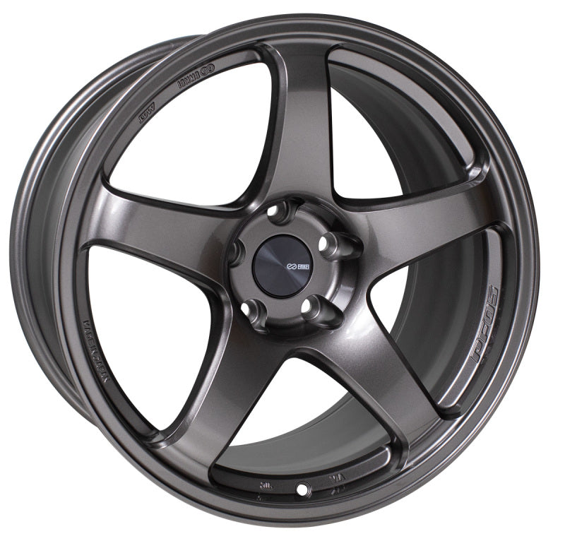 Enkei PF05 18x10 5x114.3 25mm Offset 75mm Bore Dark Silver Wheel