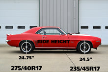 Load image into Gallery viewer, Ridetech 67-69 Camaro Small Block StreetGRIP Lowering Coil Springs Dual Rate Pair