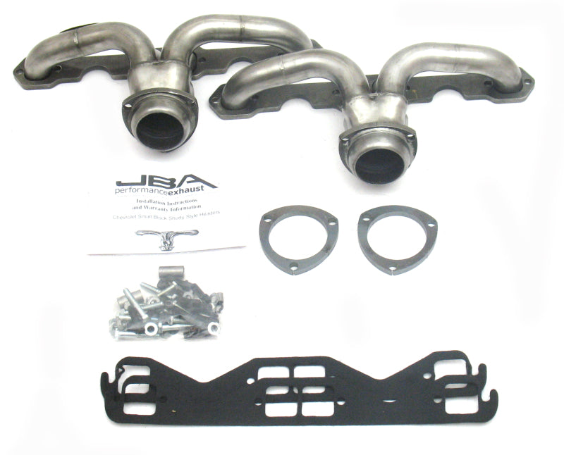 JBA 57-74 Chevrolet Corvette 265-400 SBC 1-5/8in Primary Raw 409 Tight Tuck Header