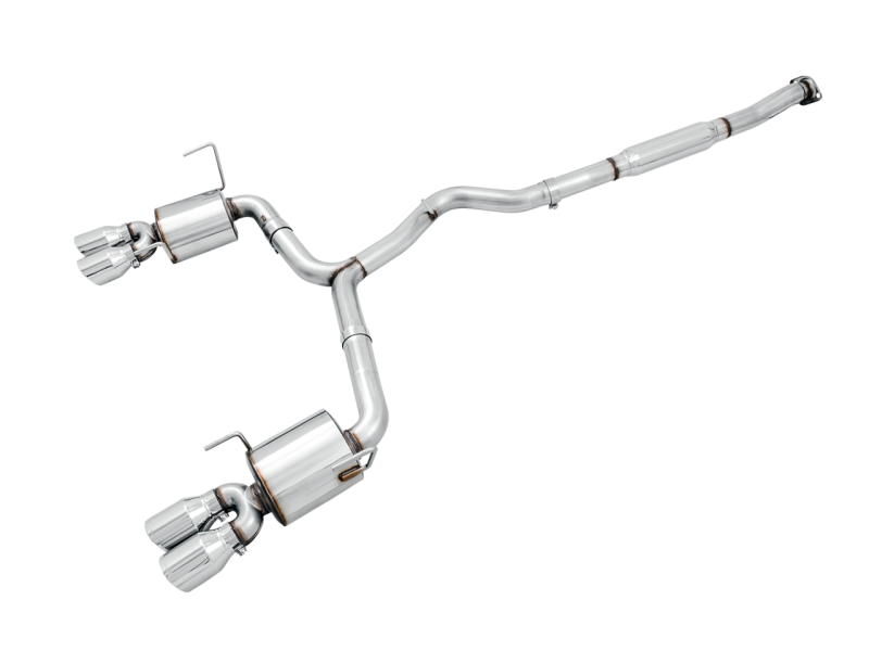 AWE Tuning 2015+ Subaru WRX VA Sedan Touring Edition Exhaust - Chrome Silver Tips (102mm)