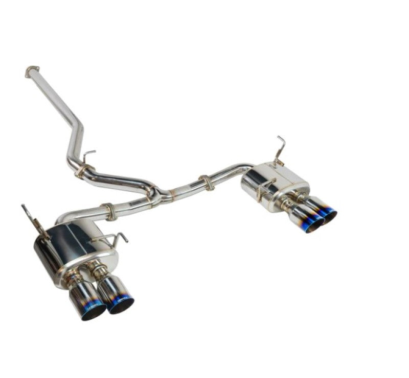 Remark 2022+ Subaru WRX Cat-Back Exhaust w/ Burnt Stainless Tip Cover