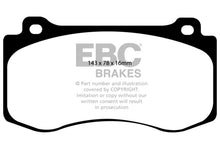 Load image into Gallery viewer, EBC 05-10 Chrysler 300C 6.1 SRT8 Yellowstuff Front Brake Pads (Excl 6 Piston Calipers)