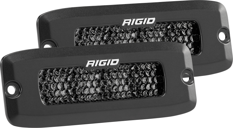 Rigid Industries SR-Q Series PRO Midnight Edition - Spot - Diffused - Pair