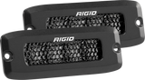 Rigid Industries SR-Q Series PRO Midnight Edition - Spot - Diffused - Pair