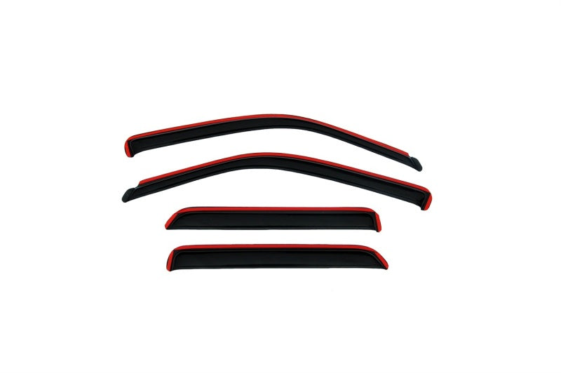 AVS 97-01 Mercury Mountaineer Ventvisor In-Channel Front & Rear Window Deflectors 4pc - Smoke