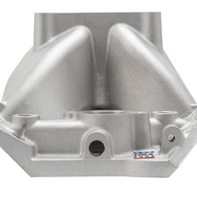 Load image into Gallery viewer, Edelbrock Manifold Chevy BB 9 8 Deck (Short) Super Victor 565 Thick Flange Rect Port Heads